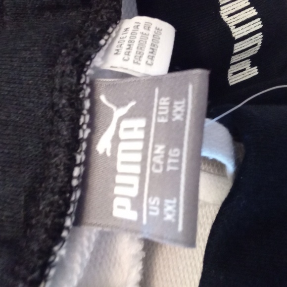 Puma XXL Jogging White Jogging Pants - Picture 3 of 4